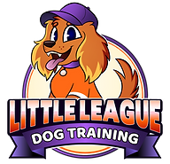 Little League Dog Training Mascot Logo