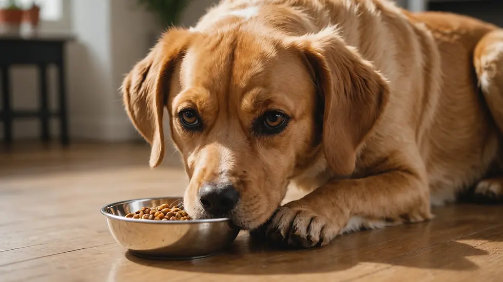Close-up view of a dog drinking from a bowl