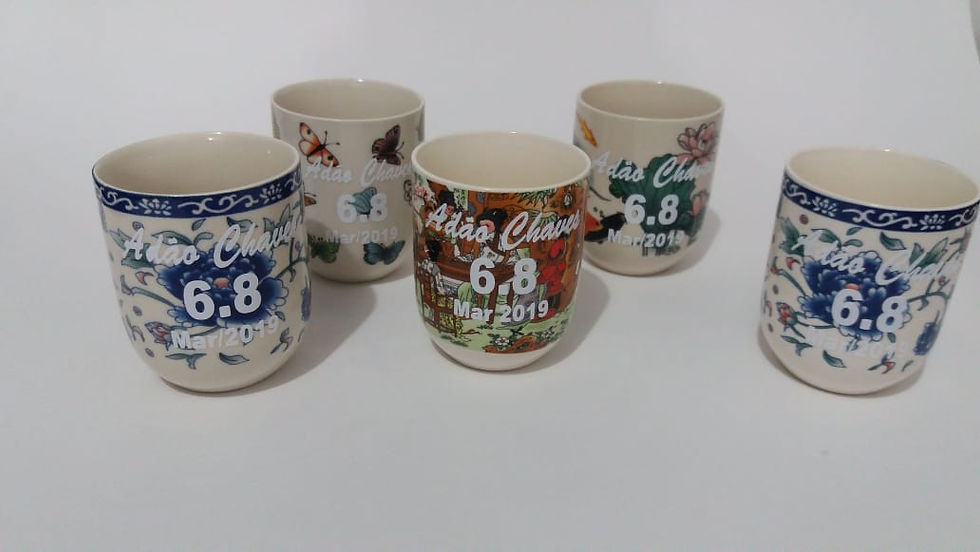 Personalização de Canecas e Taças