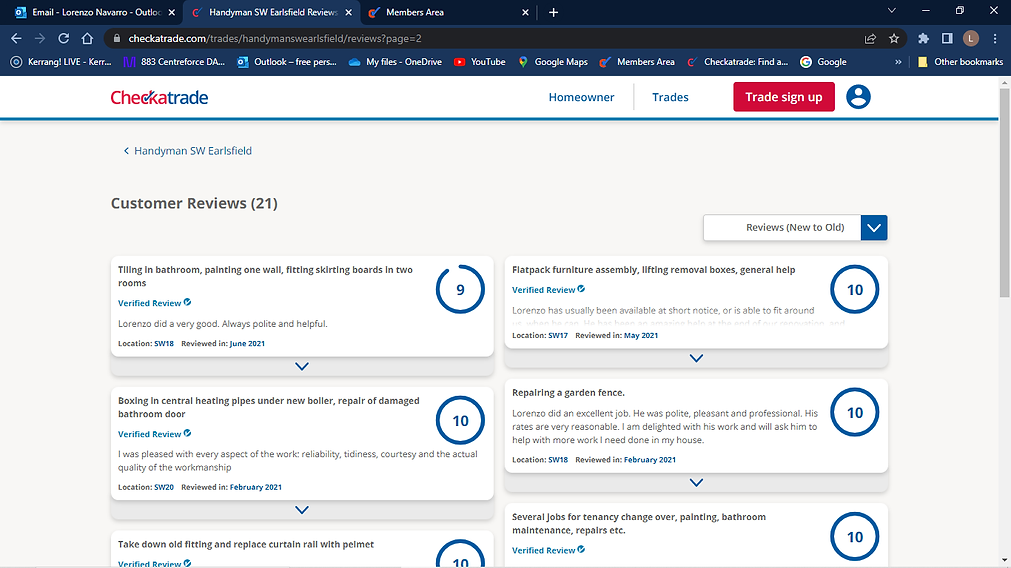 Customer reviews