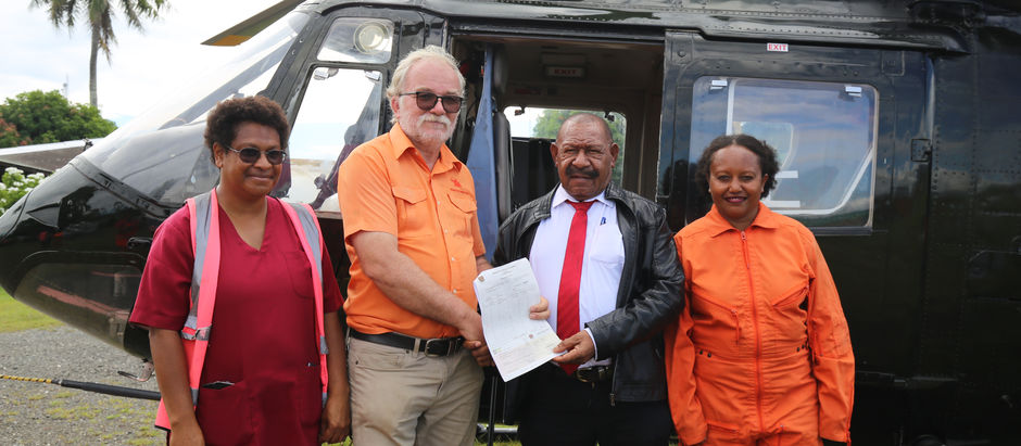 Morobe gives K1million to set up clinic for helicopter patients