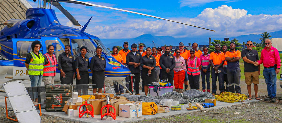 Parker Foundation donates K550,000 worth of helicopter equipment and tooling to MAMA Foundation