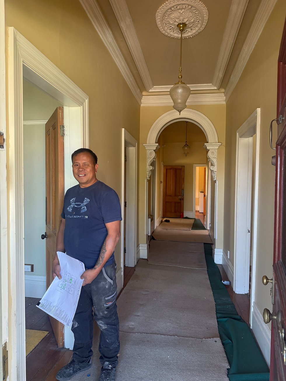 WIP team restoring Champion street home