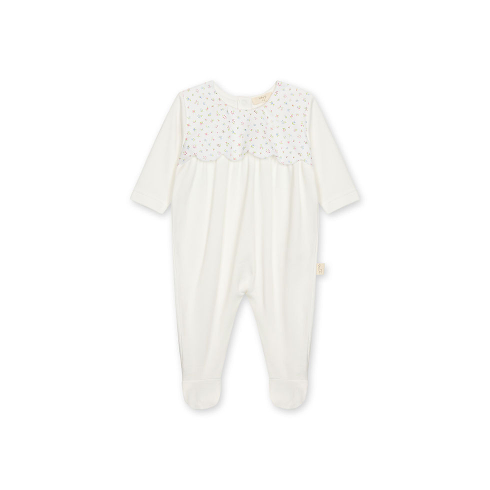 Thumbnail: Baby Gi Bloom Baby Grow (Ivory) B054G 