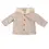 Thumbnail: Tutto Piccolo Duffel Cardigan Taupe 1576AW25