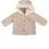 Thumbnail: Tutto Piccolo Duffel Cardigan Taupe 1576AW25