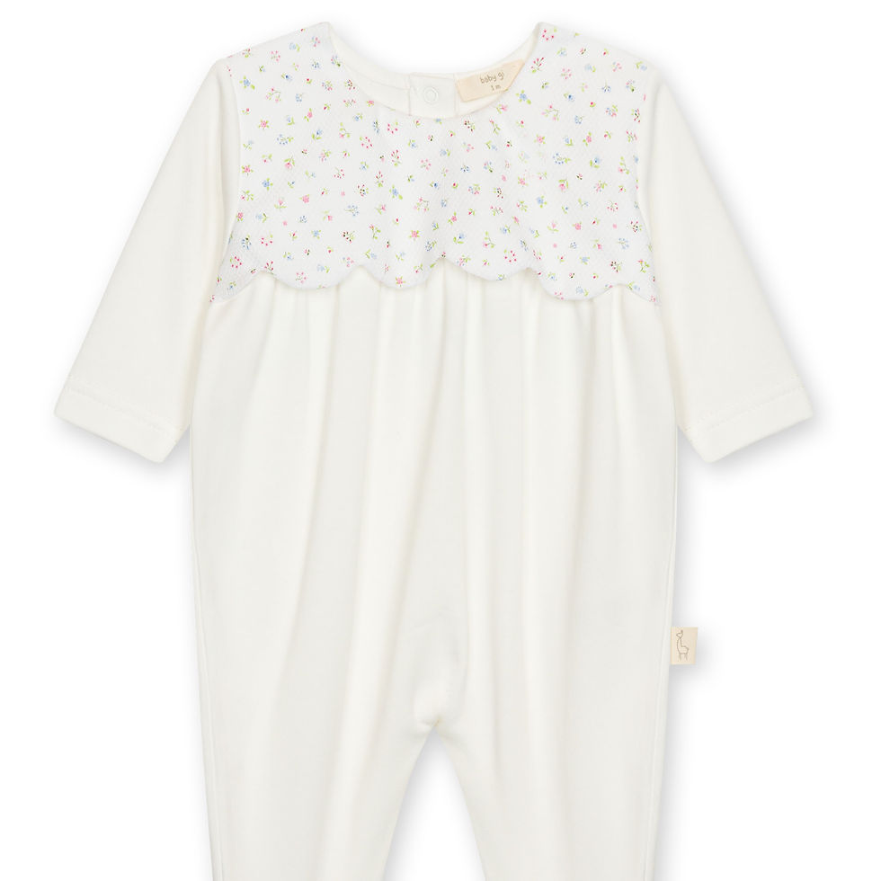 Thumbnail: Baby Gi Bloom Baby Grow (Ivory) B054G 