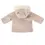 Thumbnail: Tutto Piccolo Duffel Cardigan Taupe 1576AW25