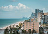 commerical florida coast line with beaches