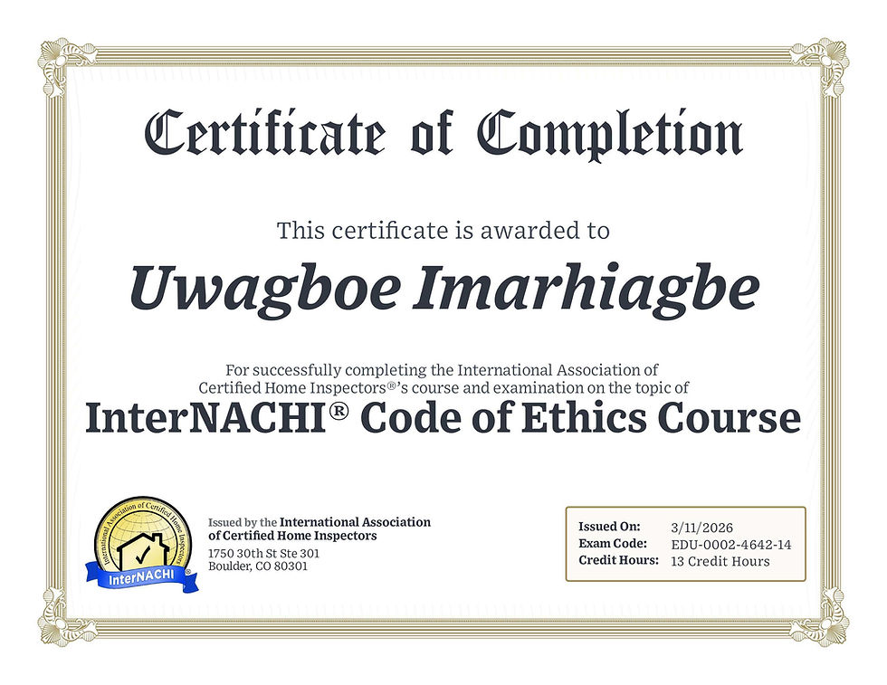 Code of Ethics certification