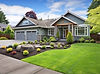 dark grey craftsman style house