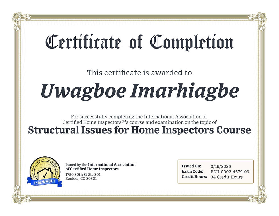 Structural certification