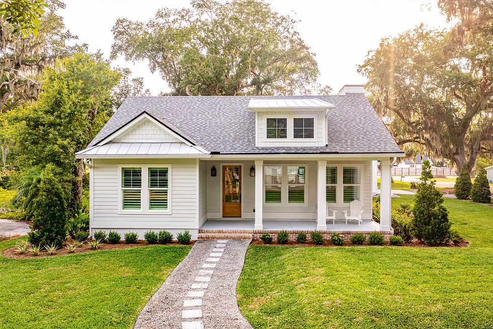 small modern cottage house