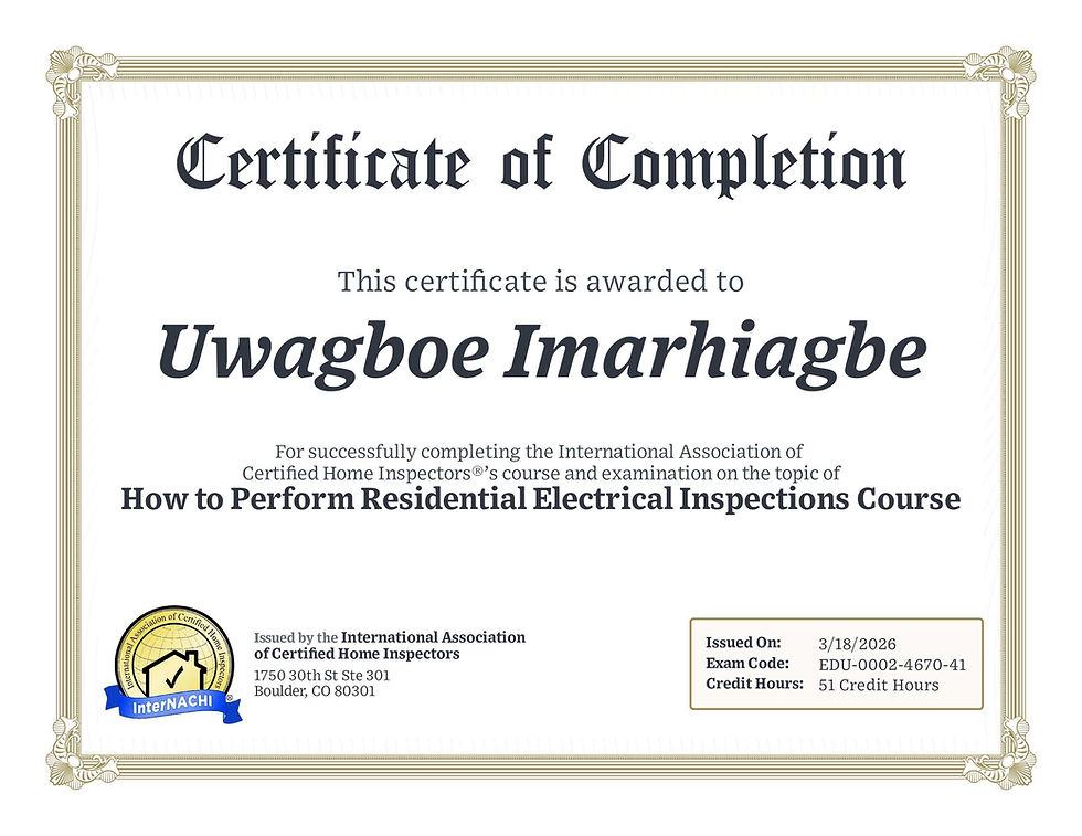 Electric certification