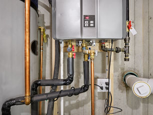 water heater pipes