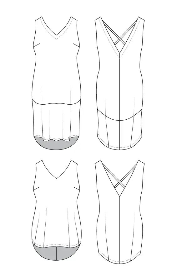 Cashmerette Webster Top & Dress Pattern 2103