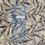 Khaki leaves viscose