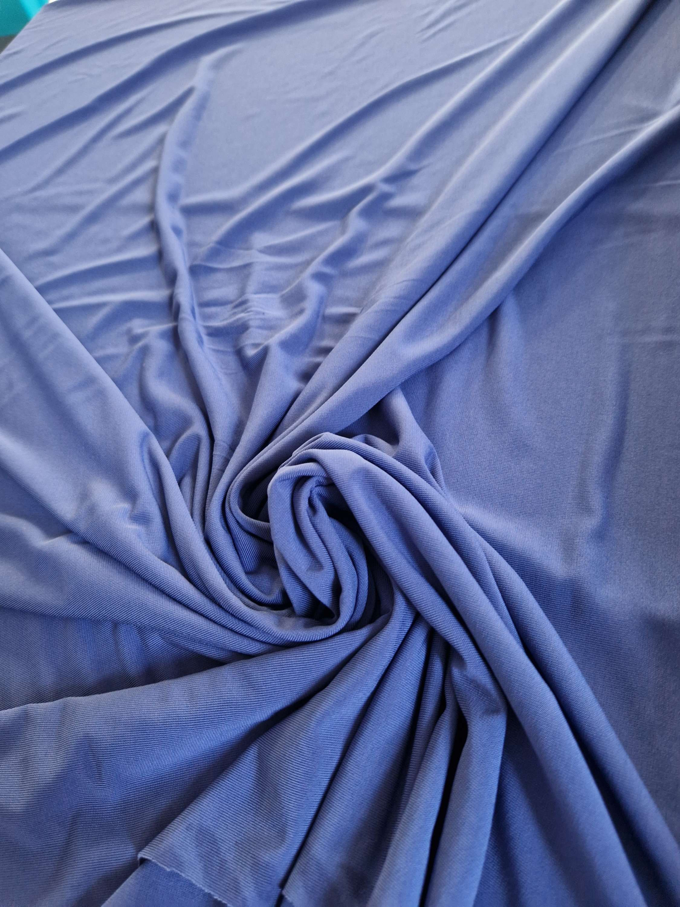 Plain Cobalt Liquid Jersey