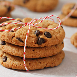 Galletas con chispas de chocolate 