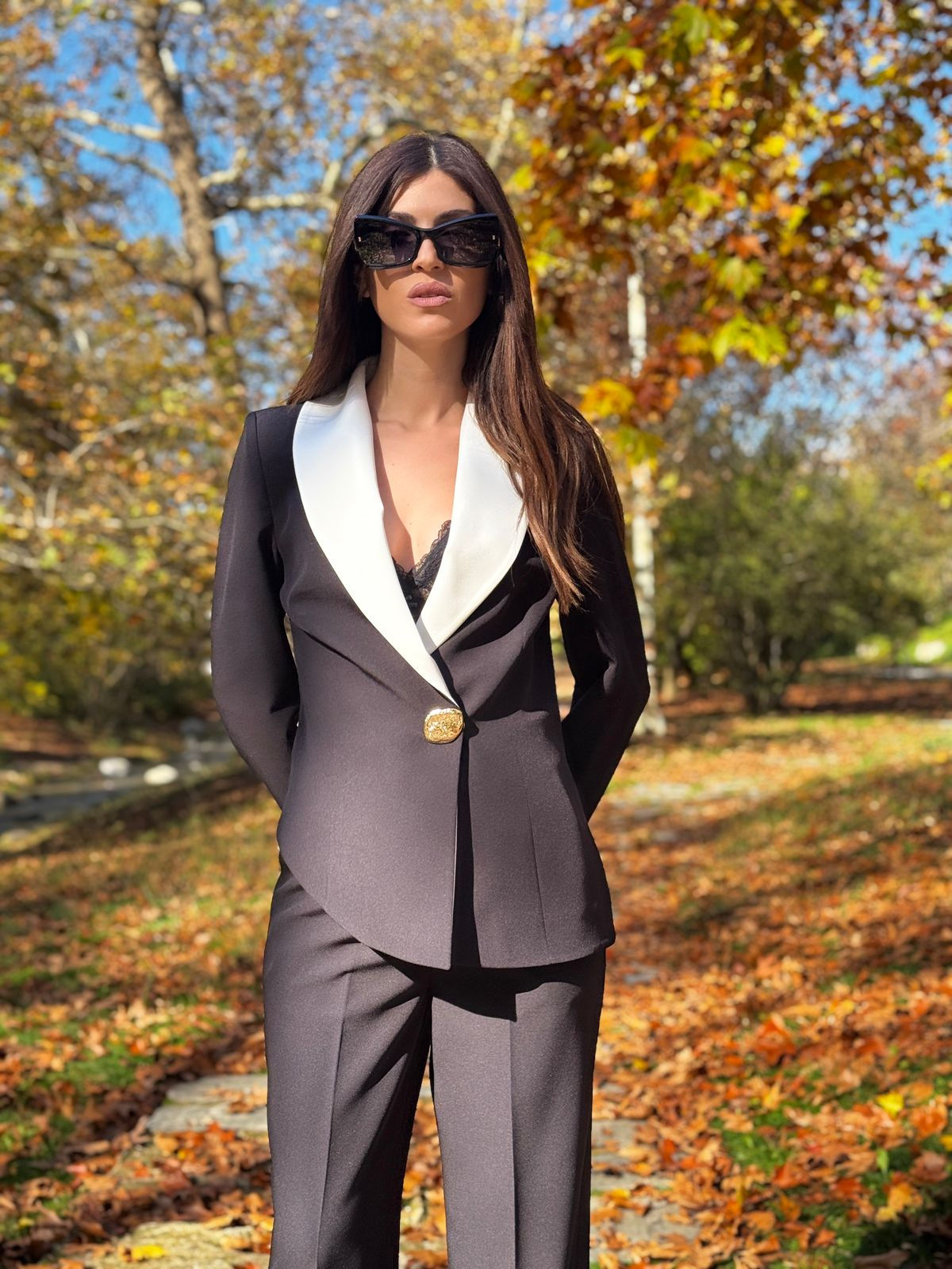 ISRA: BLACK & WHITE SUIT