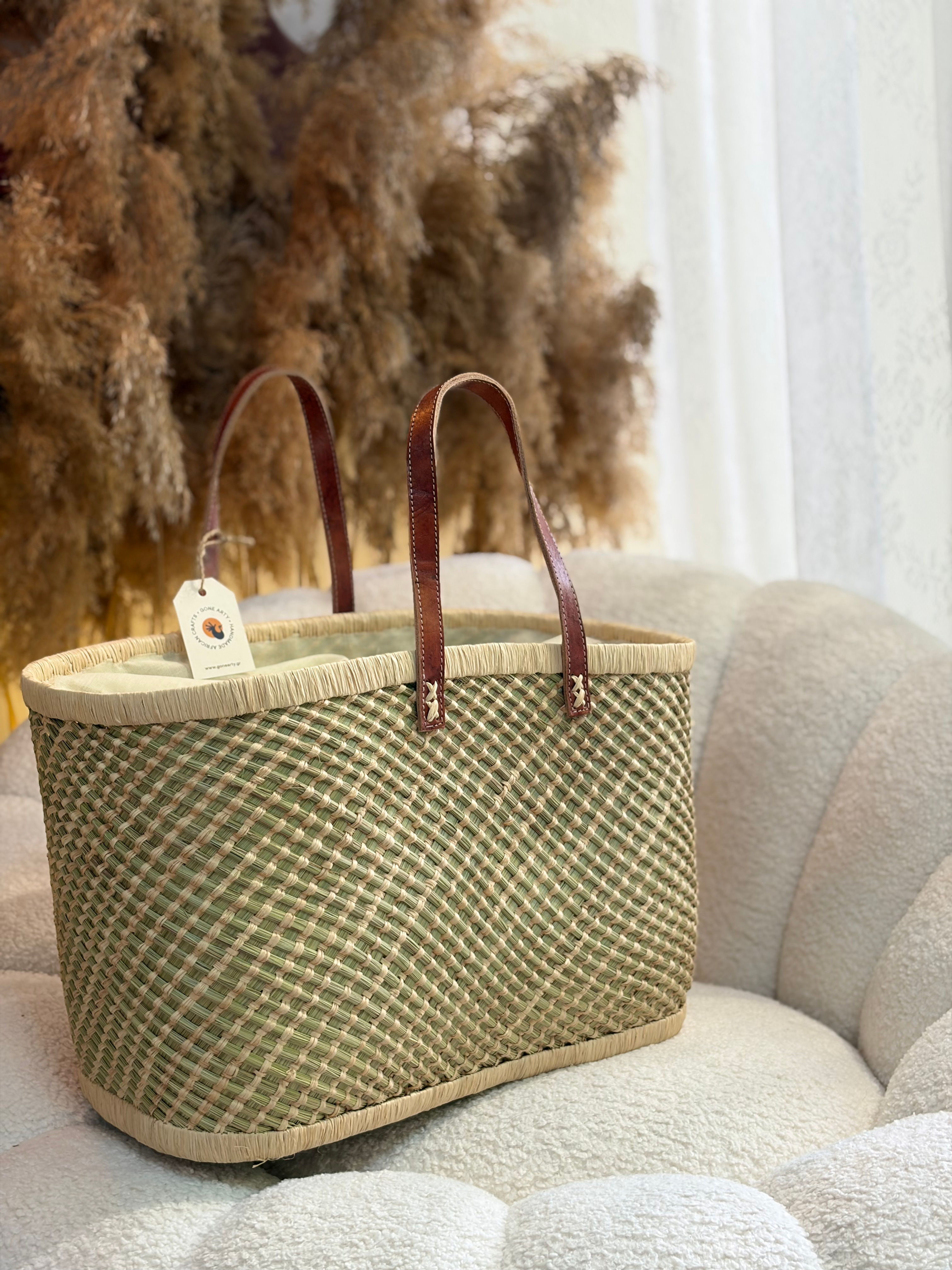 AINA RAFFIA BAG