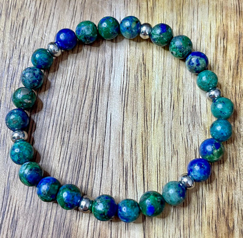 Miniature : Bracelet AZURITE MALACHITE
