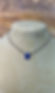 Larme de SODALITE Facettée
