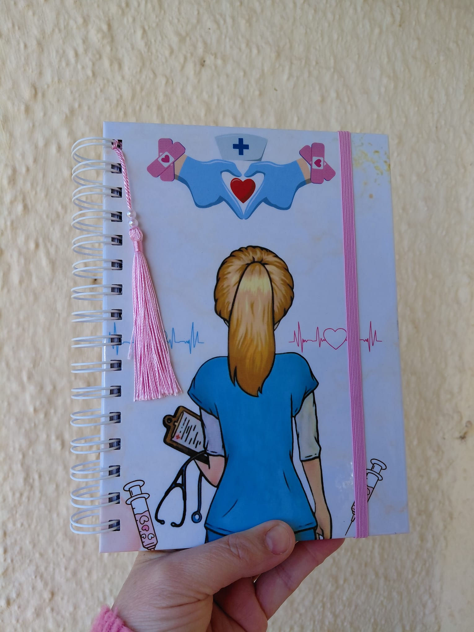 Cuaderno para enfermeras personalizado