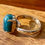 Miniature : Bague ALIENOR Apatite bleue