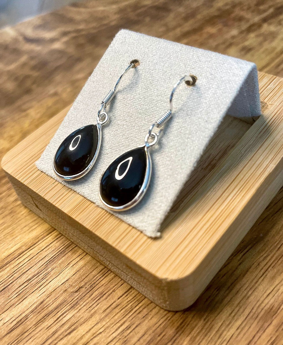 Miniature : Boucles d'Oreilles ONYX