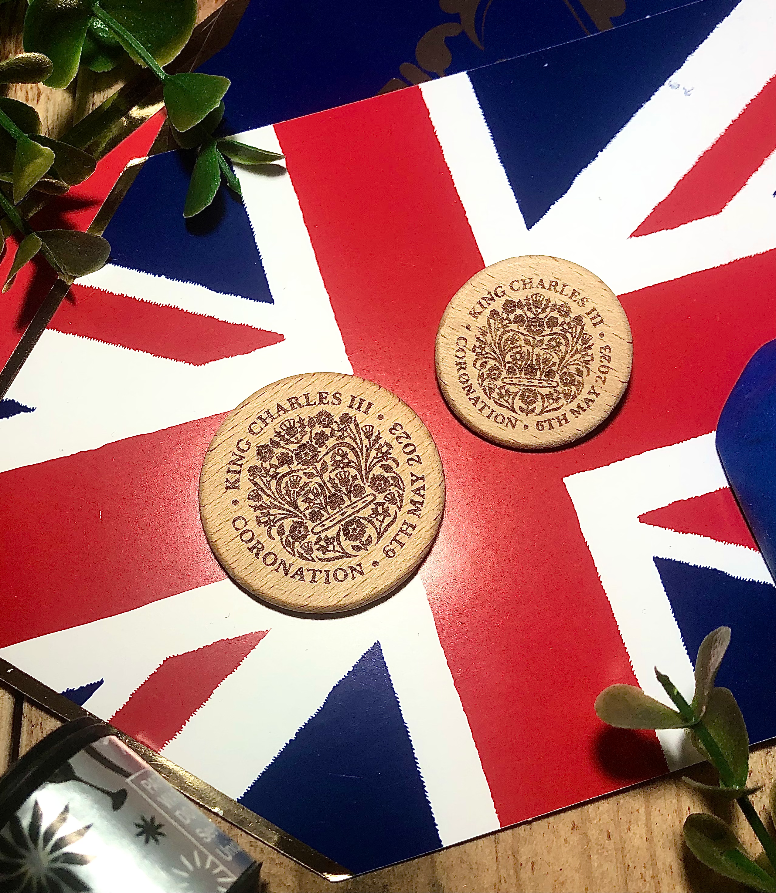 King Charles III Commemorative Badge/Magnet/Keyring