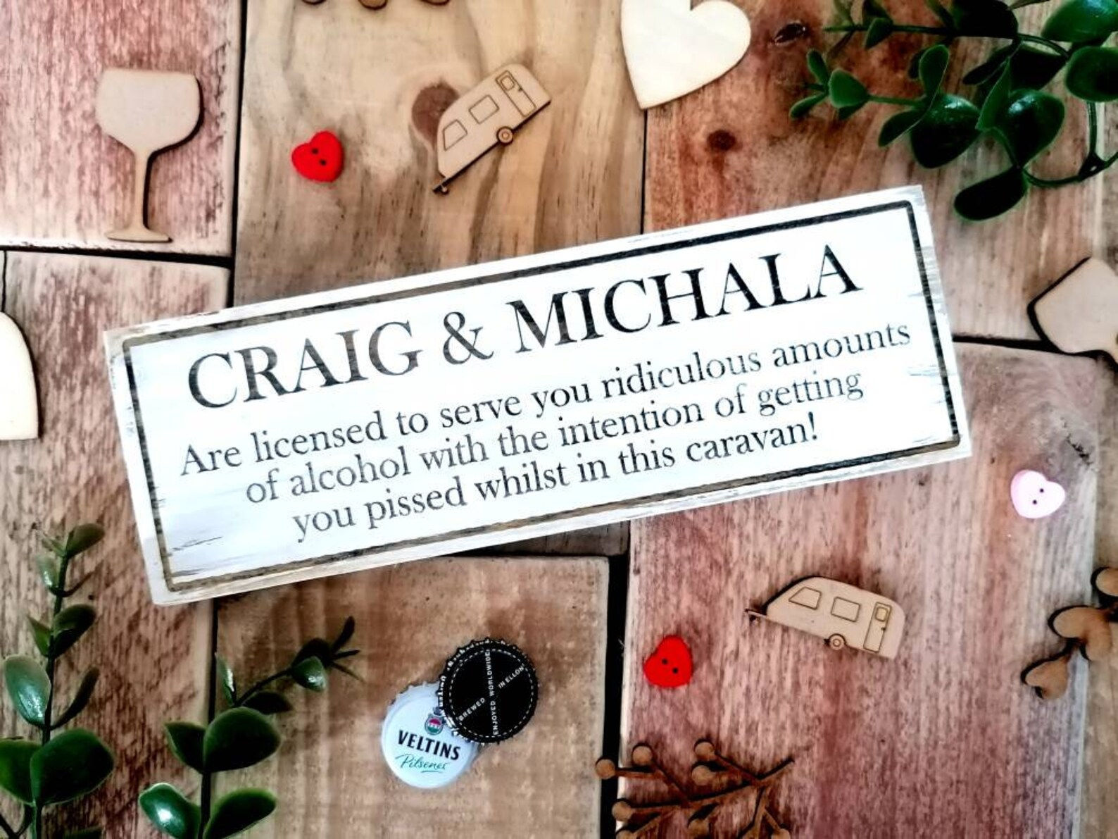 Alcohol License Door Sign