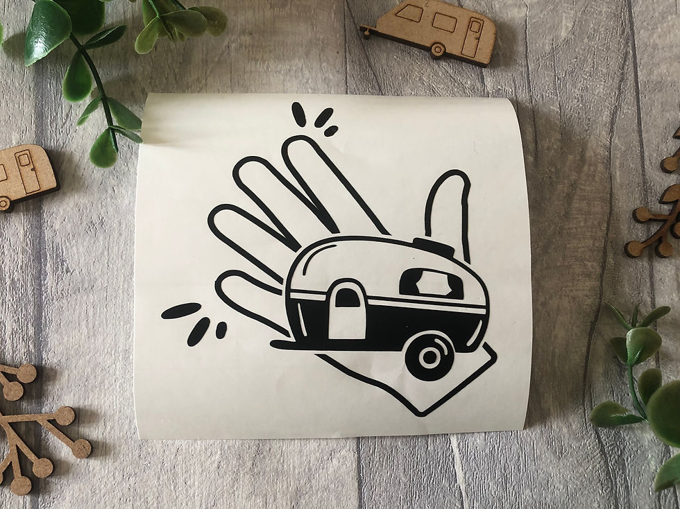 Thumbnail: 'Wave Club' Caravan decal