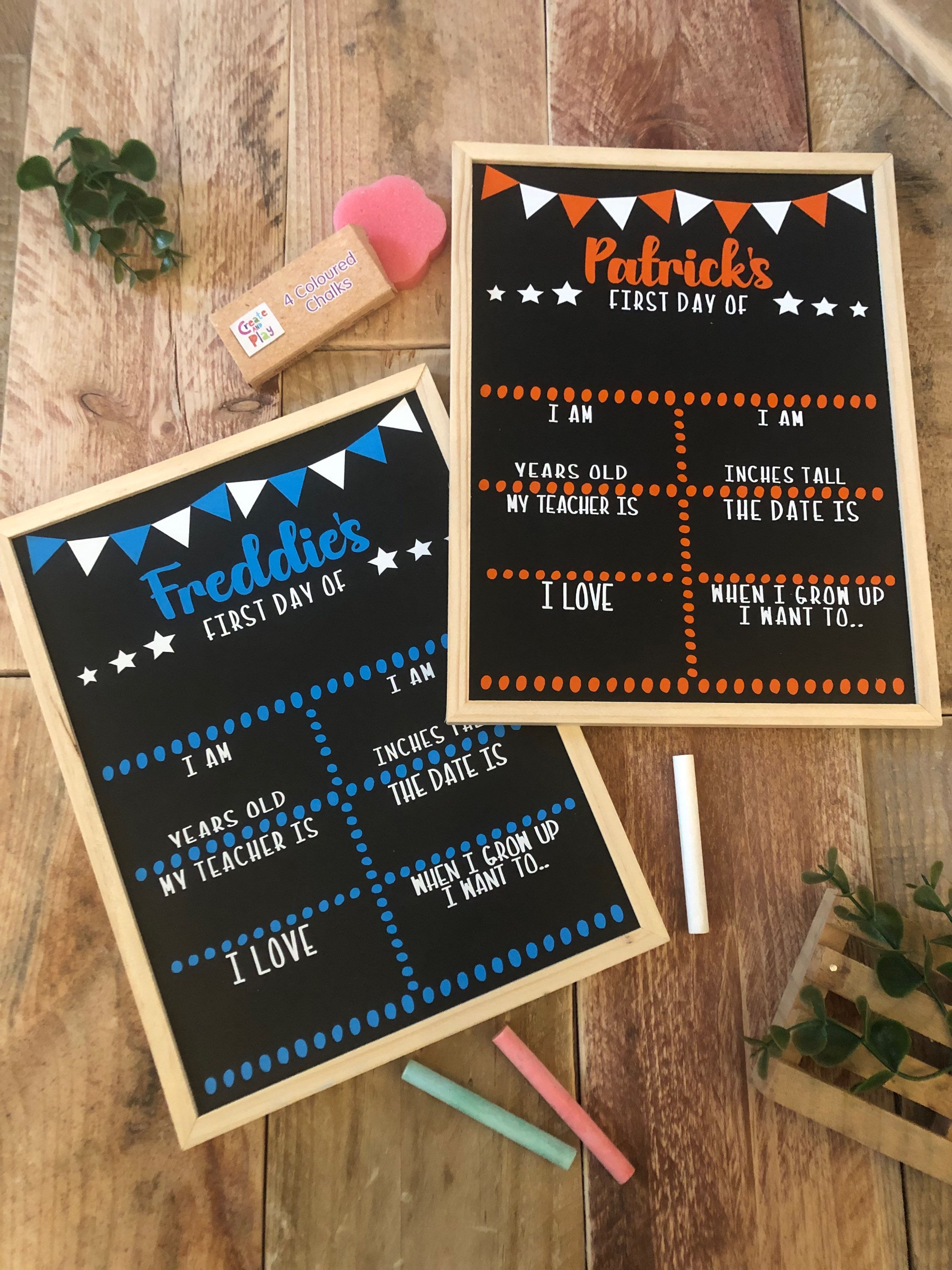 First Day Board / Last Day Board