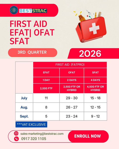 3rd Quarter 2026 Training Schedules