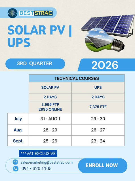 SOLAR PV AND UPS 3rd quarter