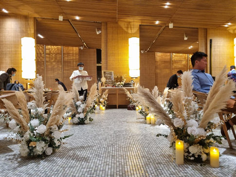 Aisle Decorations by Jcraftyourevents