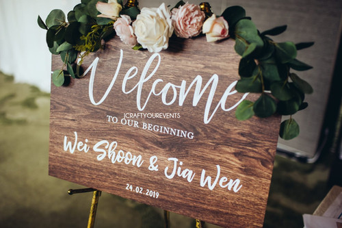Howm Sign Board Foam Board Signage | jcraftyourevents