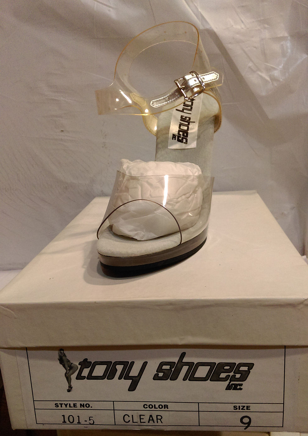 Thumbnail: Tony Shoes #101,  5" Single Strap Sandal