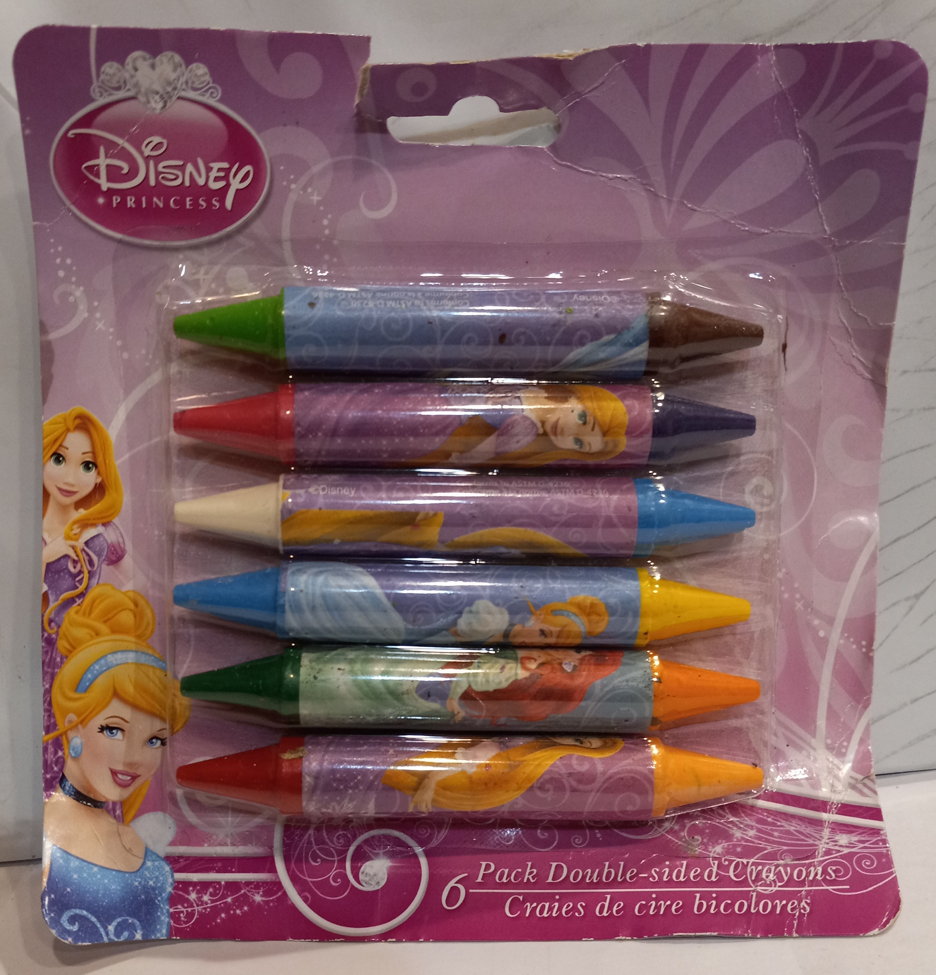 Disney Princess 6Pc Double Sided Crayons