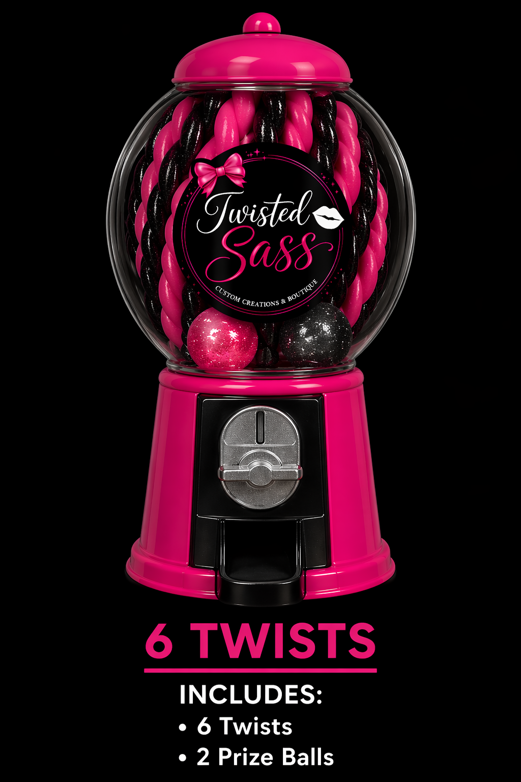 β¨ 6 Twists β $224.97 β’ 6 Prize Machine Twists β’ π +2 Prize Balls