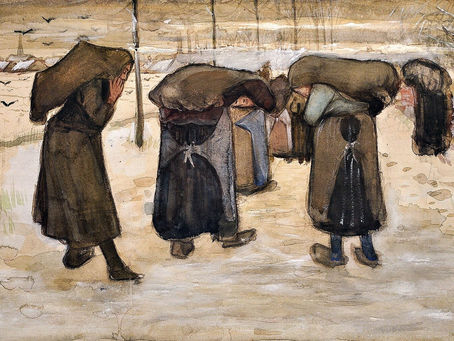 1881: Ladies distribute tons of coal