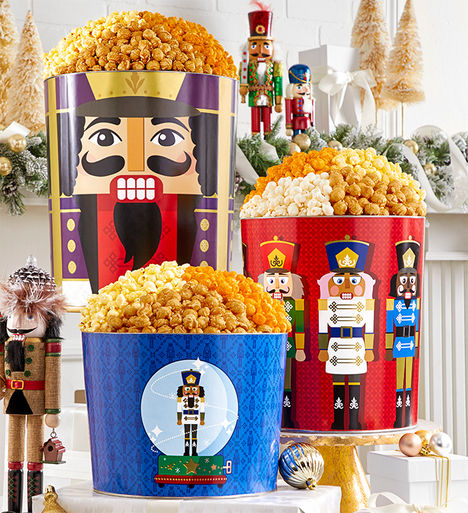 Novelty Nutcracker Tin Trio