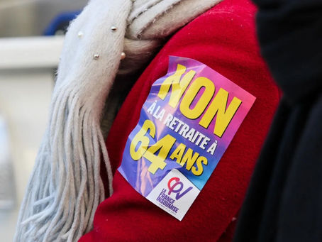Manifestation contre la réforme des retraites à Paris !