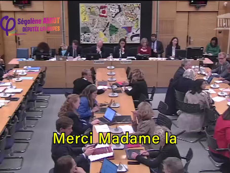 Audition sur le projet de loi "sécurisation de l'espace numérique"