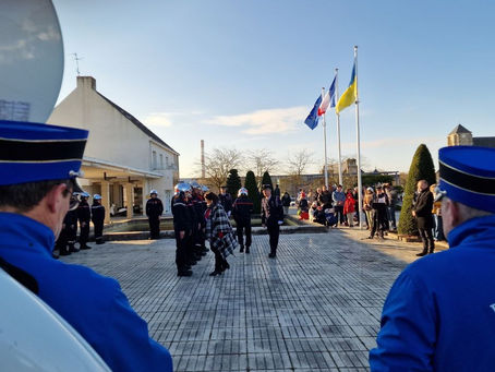 Fête de la sainte Barbe de l'amicale des sapeurs pompiers de Saint-Étienne-de-Montluc à Cordemais