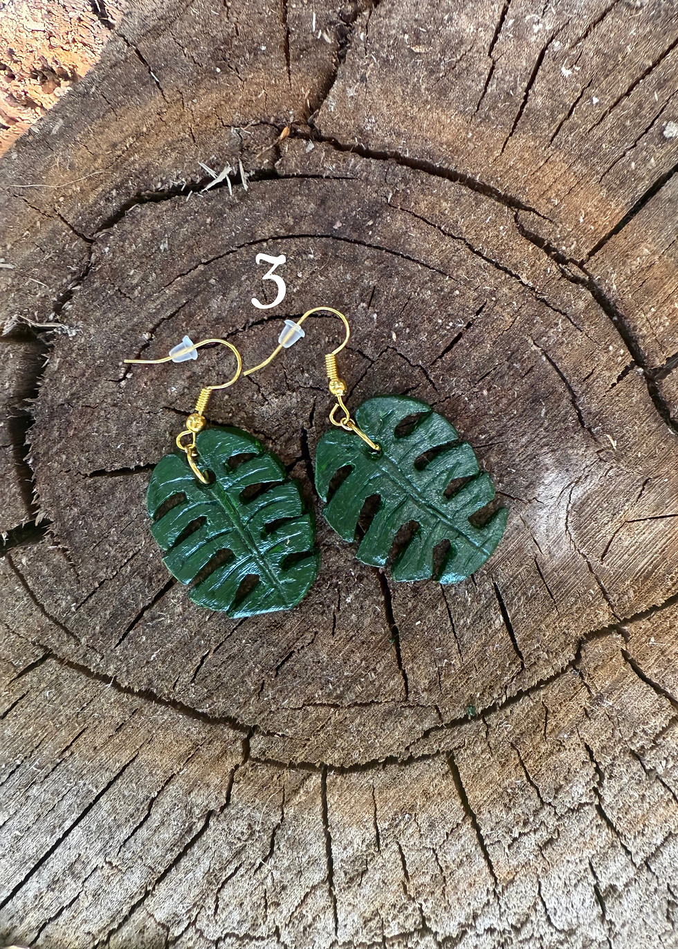 Thumbnail: Monstera Earrings