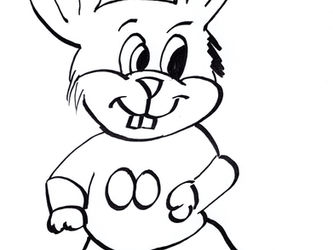 Finger puppet template~ use for singing.