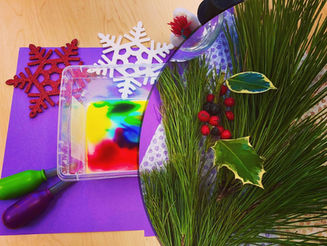 Fun with goop continued~ Just 2 ingredients to make goop.