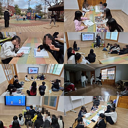 오전에는 개별로 학습을 진행하고, 오후에는 선생님들과 다양한 활동 놀이와 게임, 날이 좋은 날에는 근처 공원에 나들이를 가며 즐거운 시간을 보내고 있습니다.